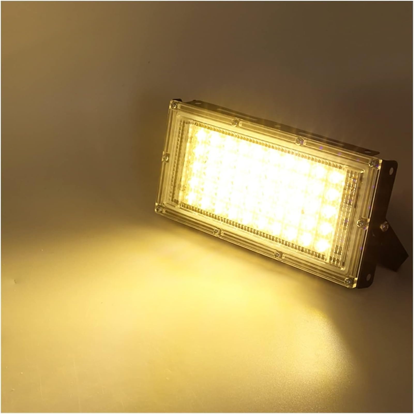 YTBHSHXZ Outdoor Lights， IP65 Reflector Flood Light Spotlight Outdoor Landscape Lighting for Garden, Backyard, Garage, Doorways(Warm Light,50W)