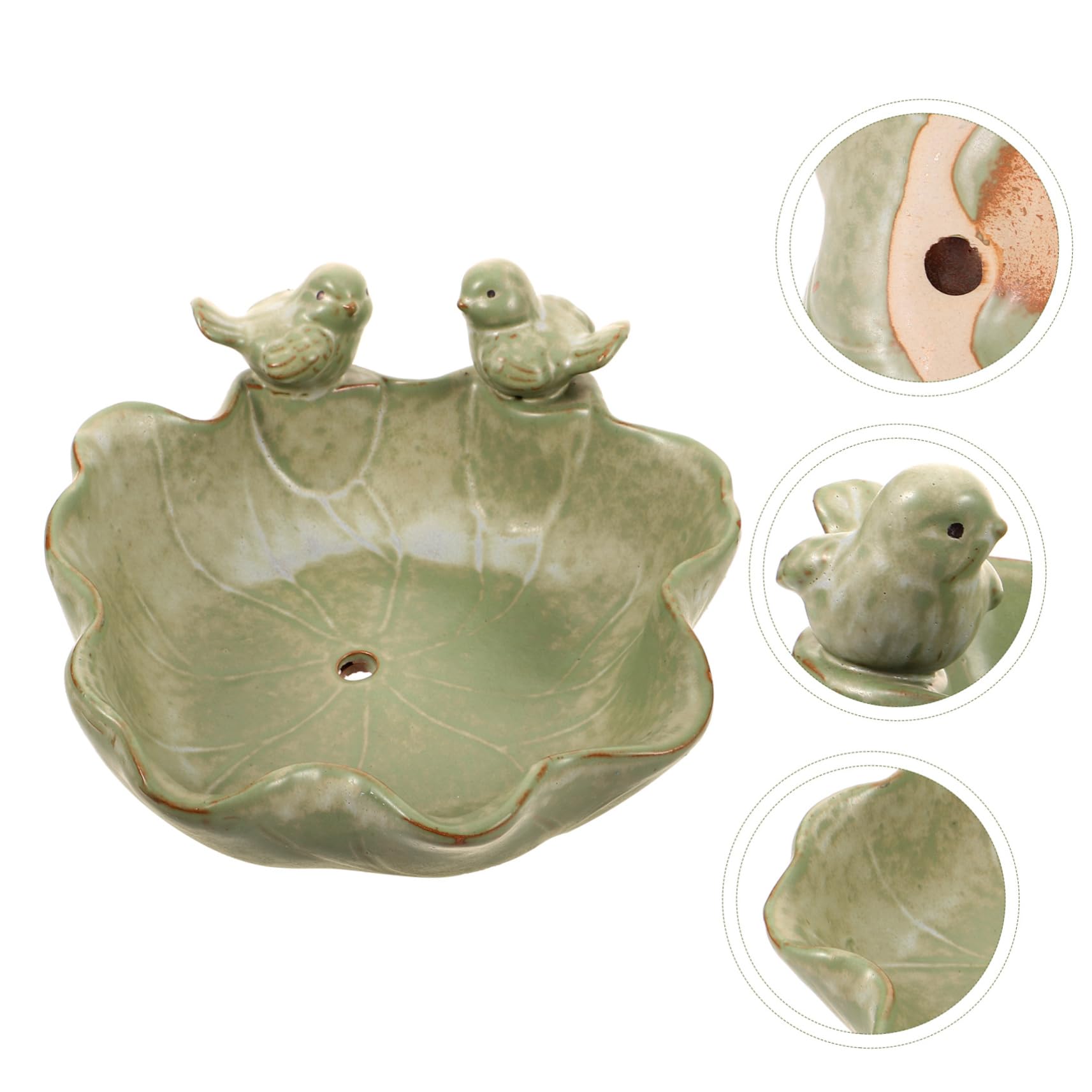 Mipcase Ceramiczna Doniczka na Sukulenty Mini Dekoracyjna Doniczka na Kwiaty Ogród Ceramika Mała Doniczka Wystrój Domu