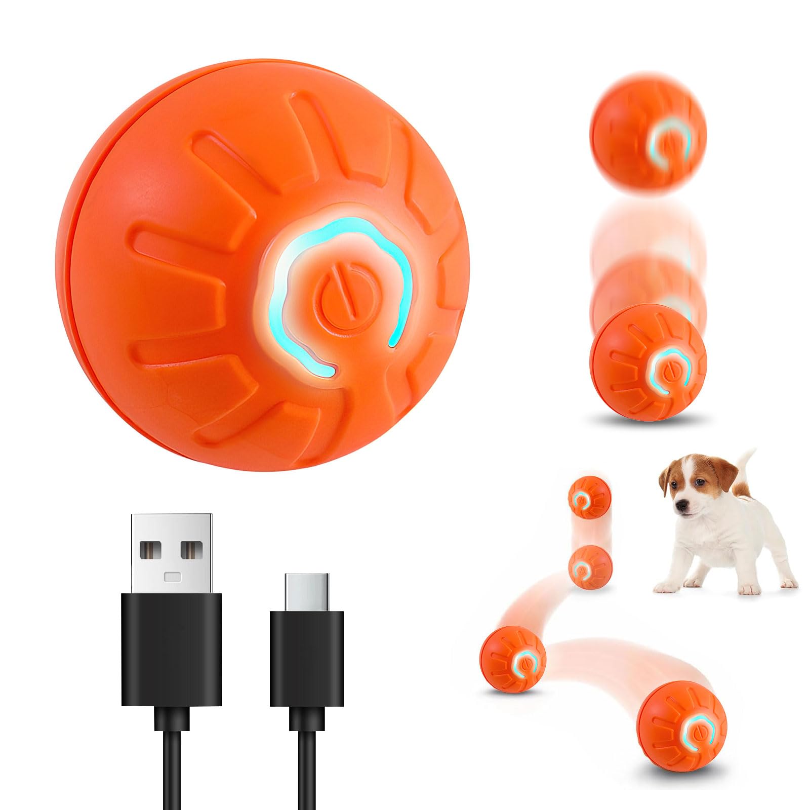 Electric Interactive Dog Toy Ball