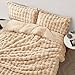 Byourbed Snowball Chunky Bunny - Coma Inducer® Oversized Queen Comforter - Holland Lop Tan