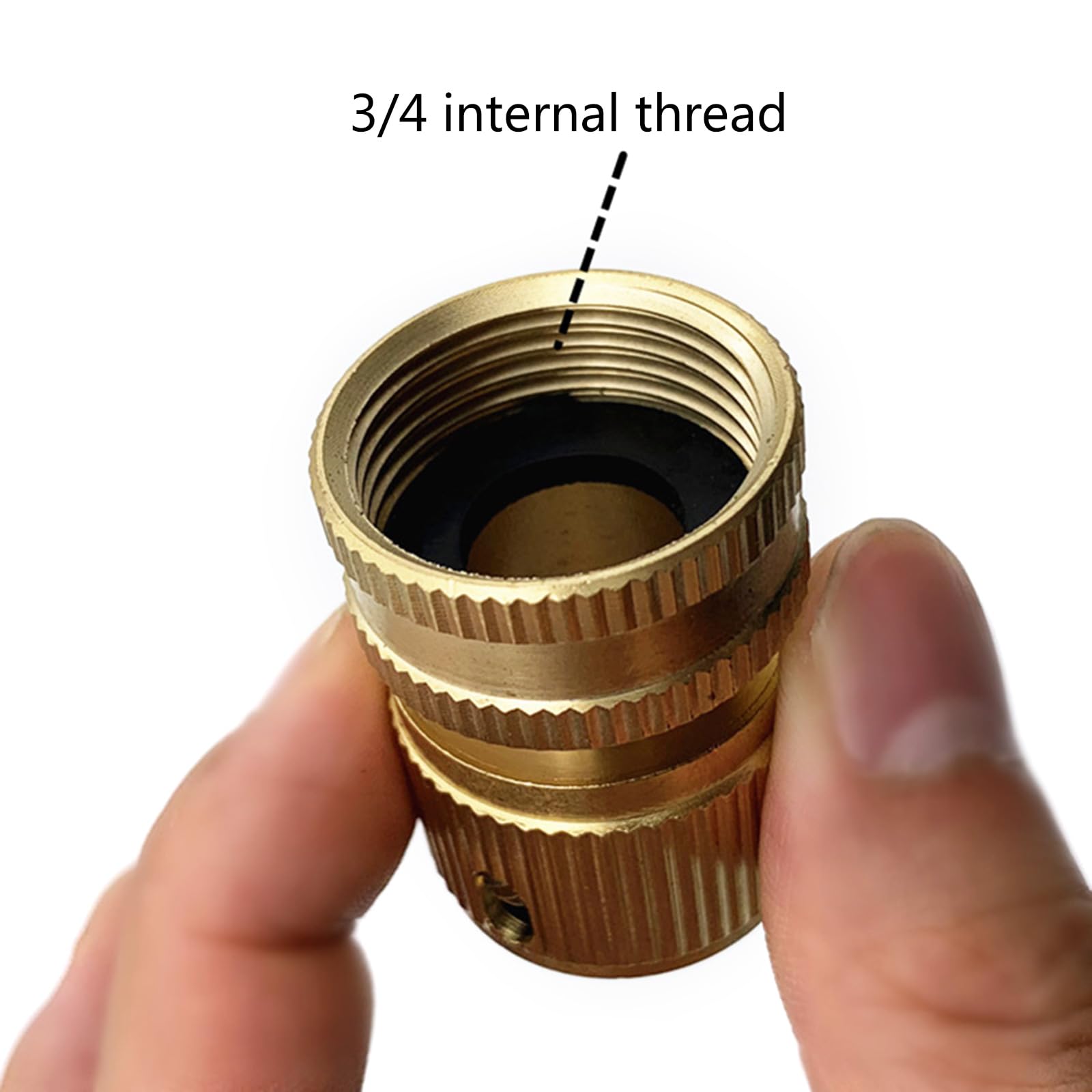 Connettore Rapido Per Tubo Giardino 3/4" - Femmina E Maschio, In Lega, Per Idropulitrici E Attrezzature - Foto 3