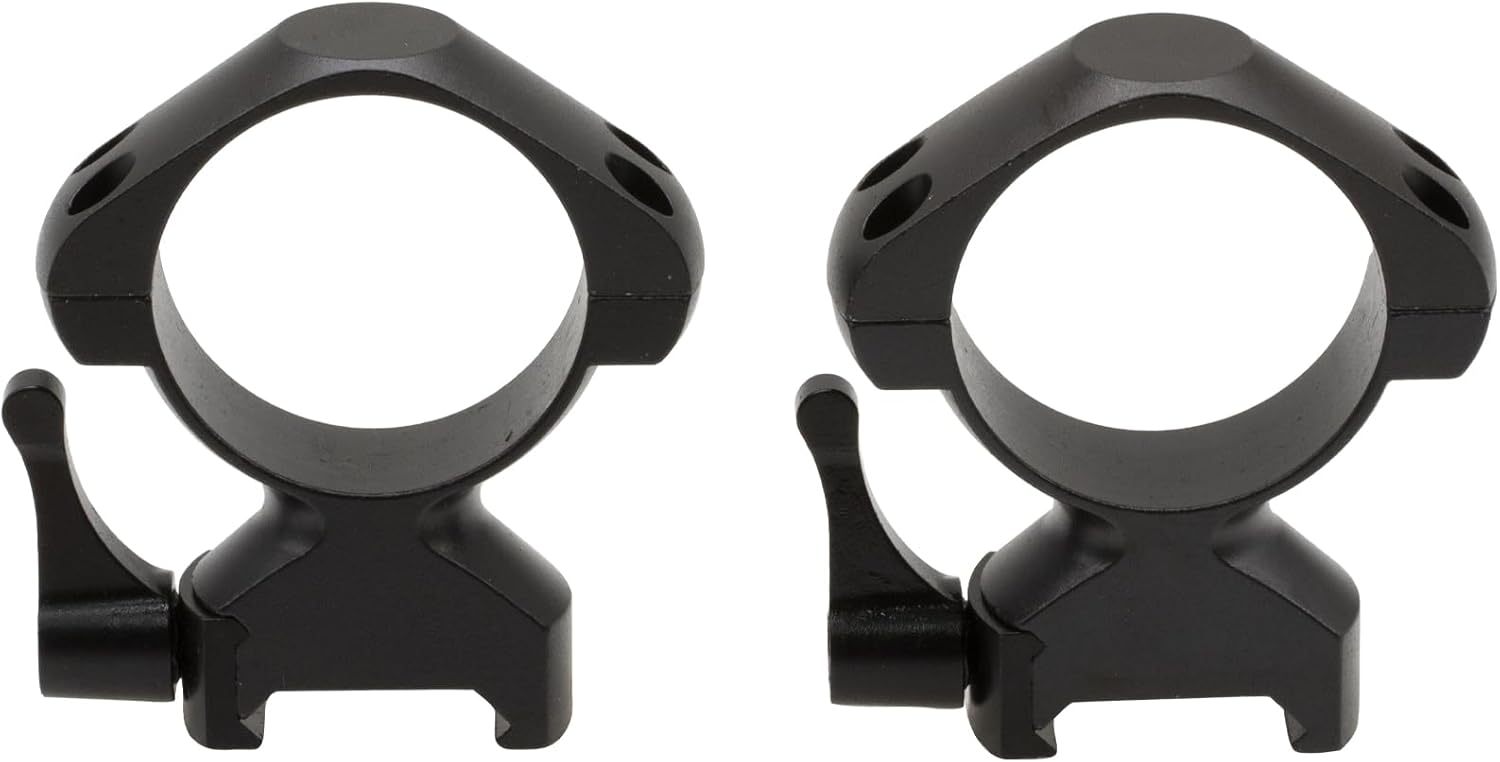 CCOP USA 34mm Picatinny Style Quick Detach Scope Rings – Precision Machined Steel Optic Mount Rings Matte Finish SR-Q3402
