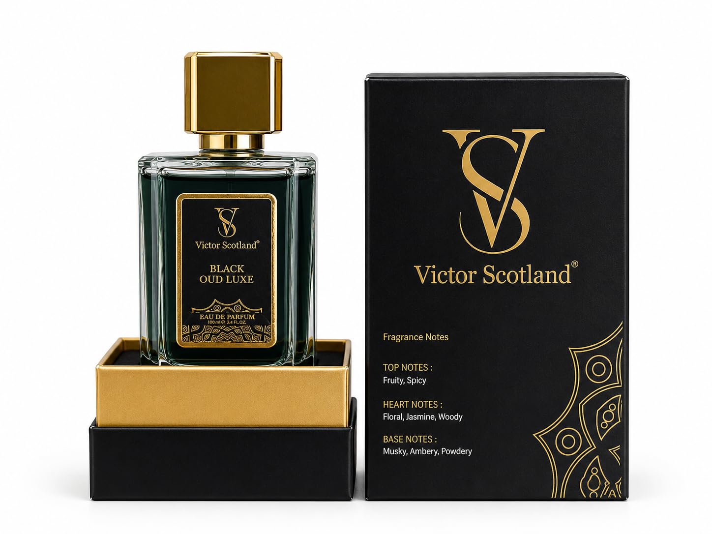 Black OUD Luxe Eau De Parfum for Men | Long Lasting Luxury Oud Perfume Eau de Parfum - 100 ml-picture-48
