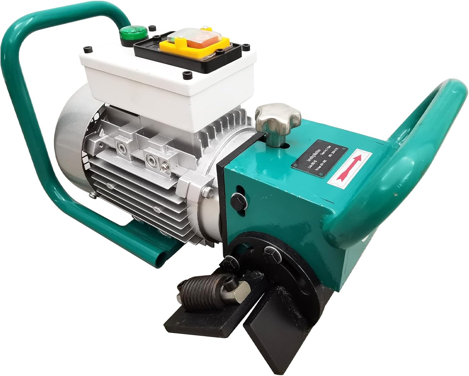 220V 3PH Portable Electric Beveling Machine Flat beveling machine 30°~60° Beveling Angle End Chamfering Beveler for Plate Beveling before Welding