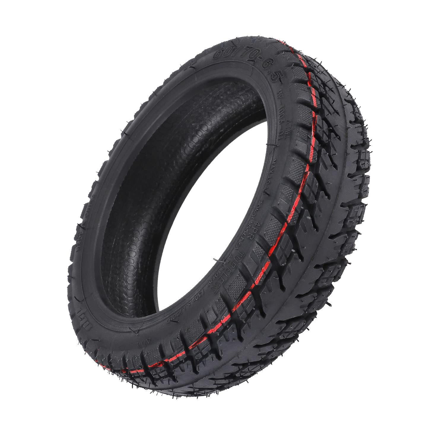 MotuTech 60/70-6.5 Tubeless All Terrain Reifen für Segway Ninebot Max G30 Scooter Elektroroller hinten vorne AT Tyre rutschfest Off Road Reifen ohne Schlauch (2 Stück)