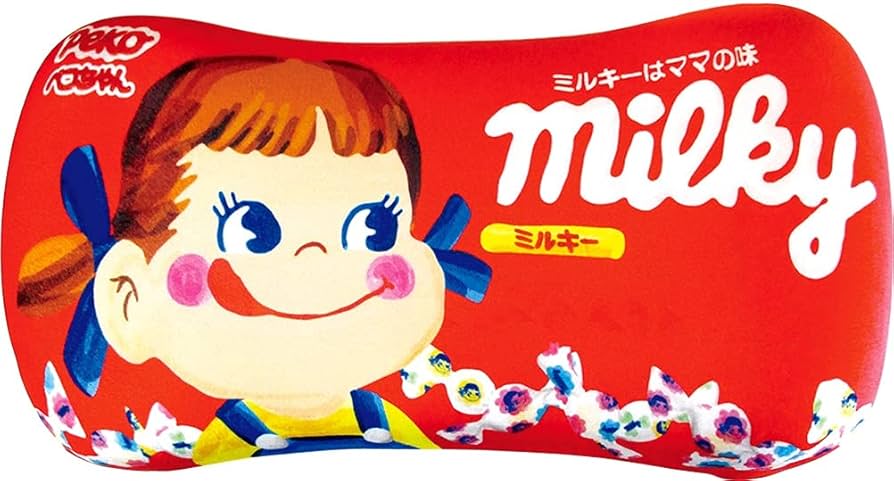 ペコちゃん　座布団　不二家 Amazon.co.jp: ティーズファクトリー ペコちゃん ミルキー包み紙
