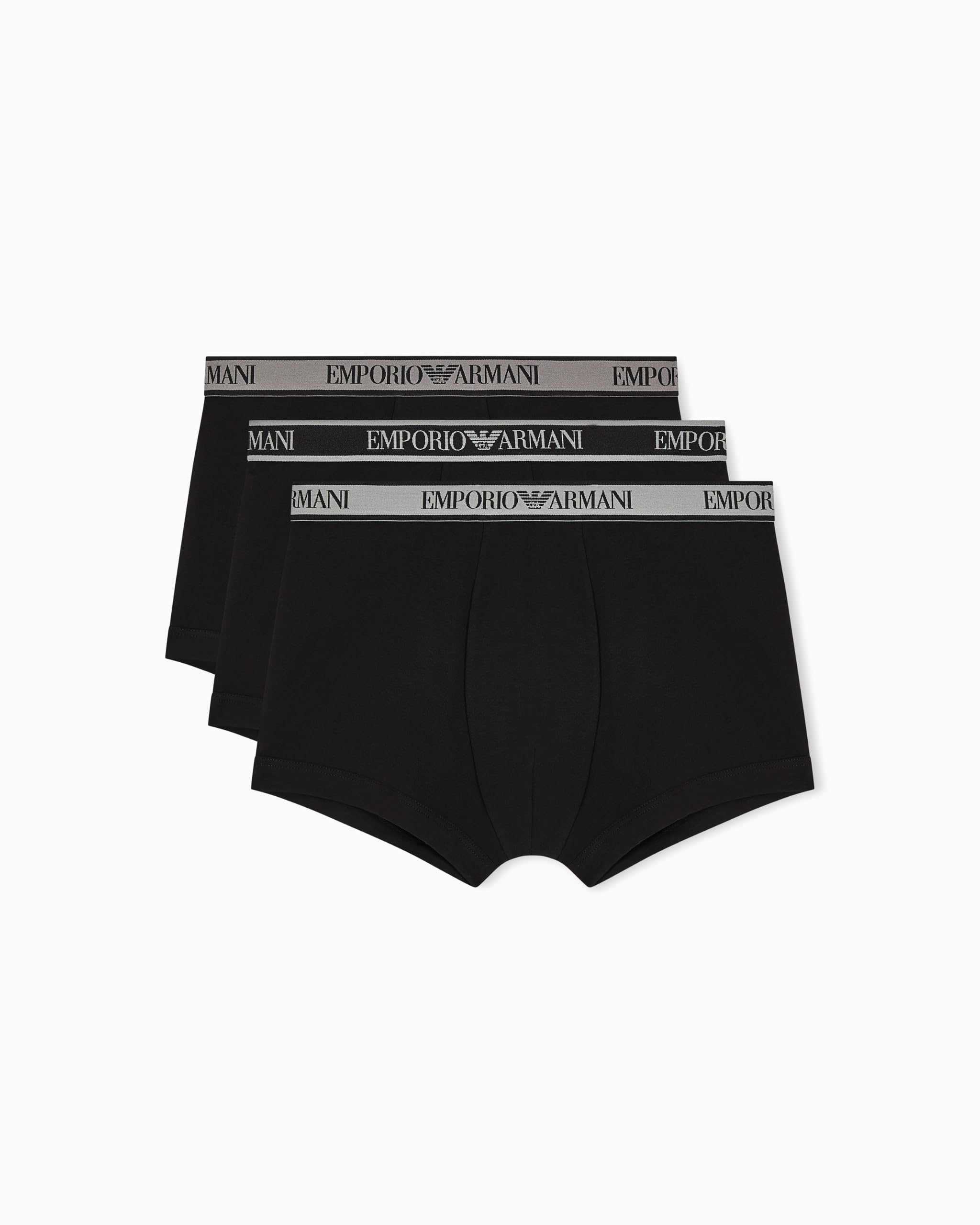 Emporio Armani Men's CORE Logoband 3-Pack Trunk Black XXL