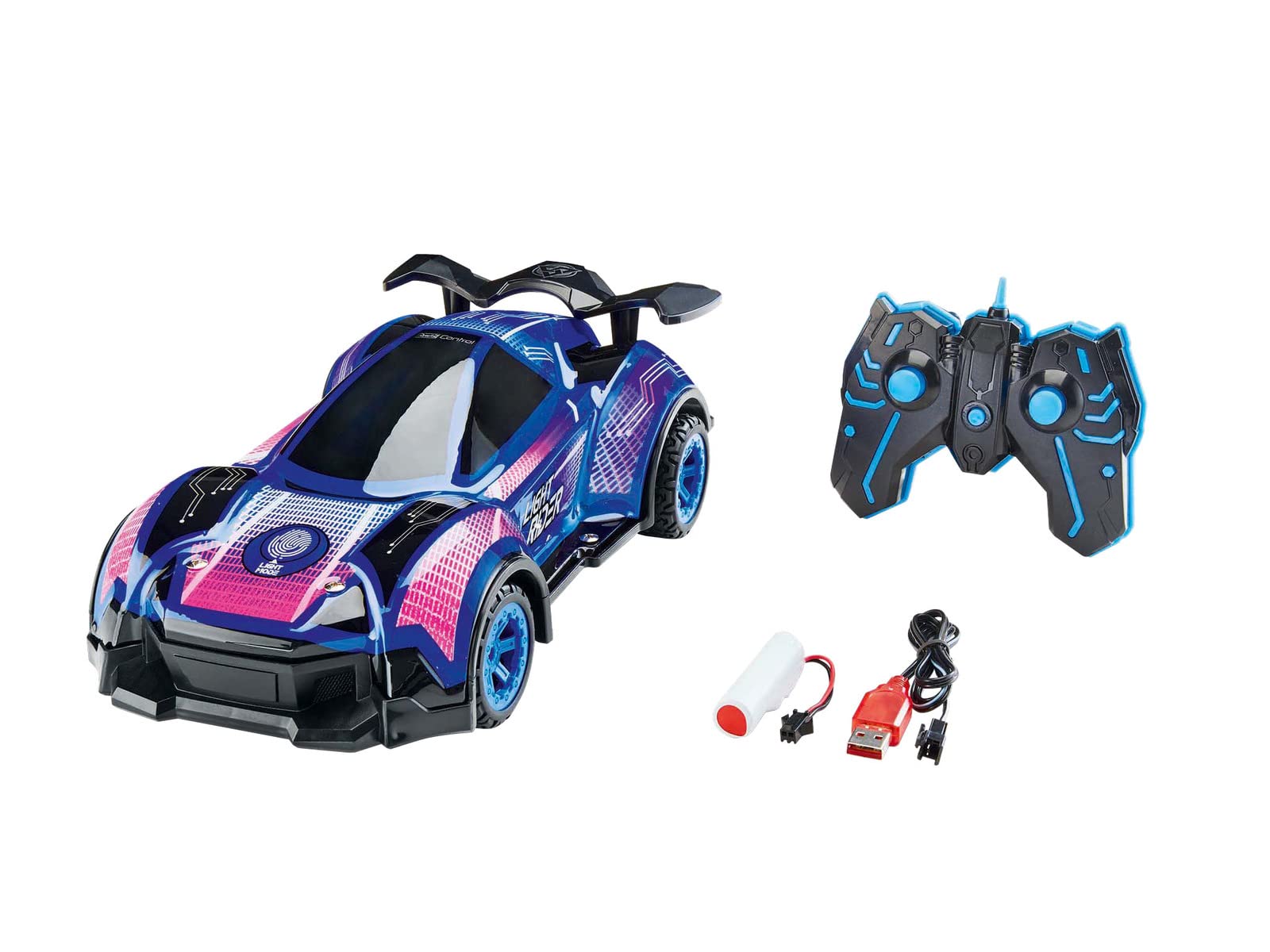 Revell Control 24666 RC Car Light Rider - Auto radiocomandata, colore: Blu