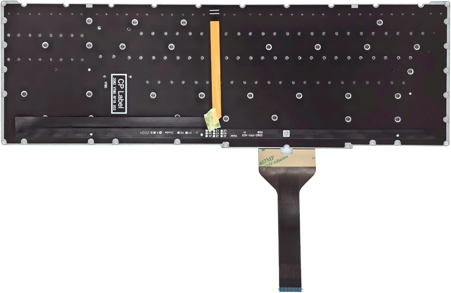 Replacement Keyboard for Acer Nitro AN515-56 AN515-57 AN515-58 AN515-45 AN515-46 AN517-41 AN517-53 AN517-54,Predator Helios 300 PH315-54 PH315-55 PH317-56 Series Laptop RGB Backlit