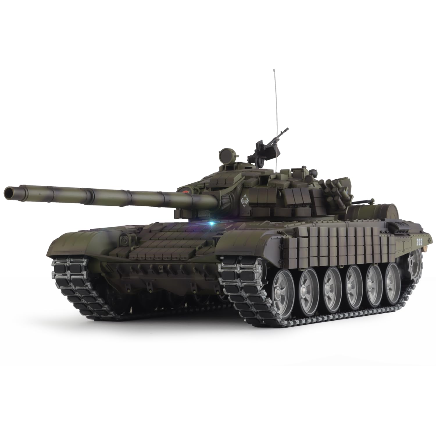 Photo 1 of **DOES NOT POWER ON** Heng Long 1/16 Soviet T-72 RC Tank