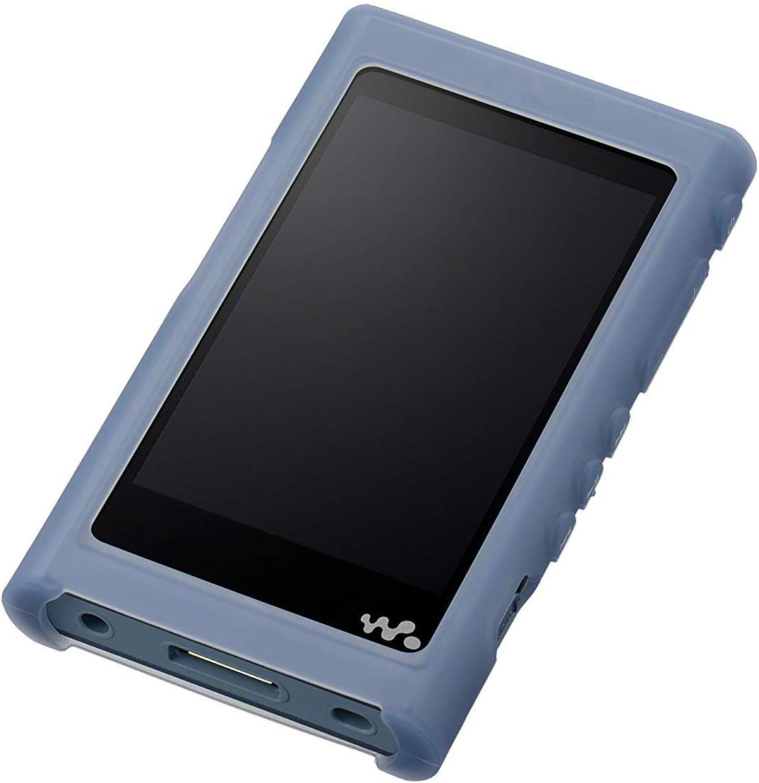 NW-A55 Case, NW-A56 Case, NW-A57HN Case, Bestfitshop Soft Silicone Protective Cover Case Compatible for Sony Walkman NW-A55 A56 A57HN (Clear-Blue) : Electronics