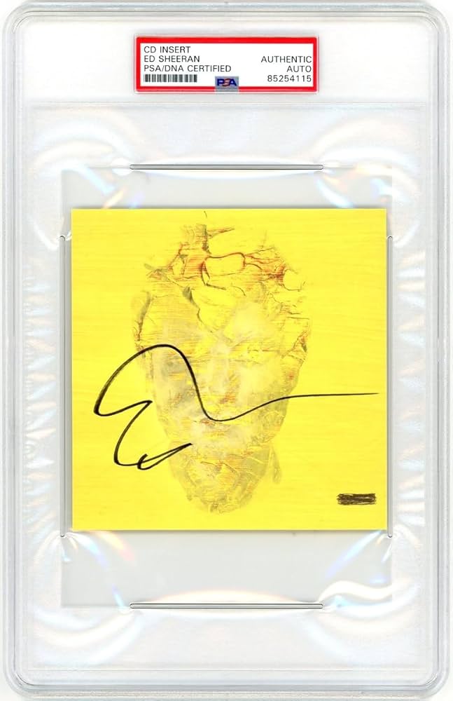 Amazon.co.jp: エド・シーラン 直筆 サイン 入り CD アルバム