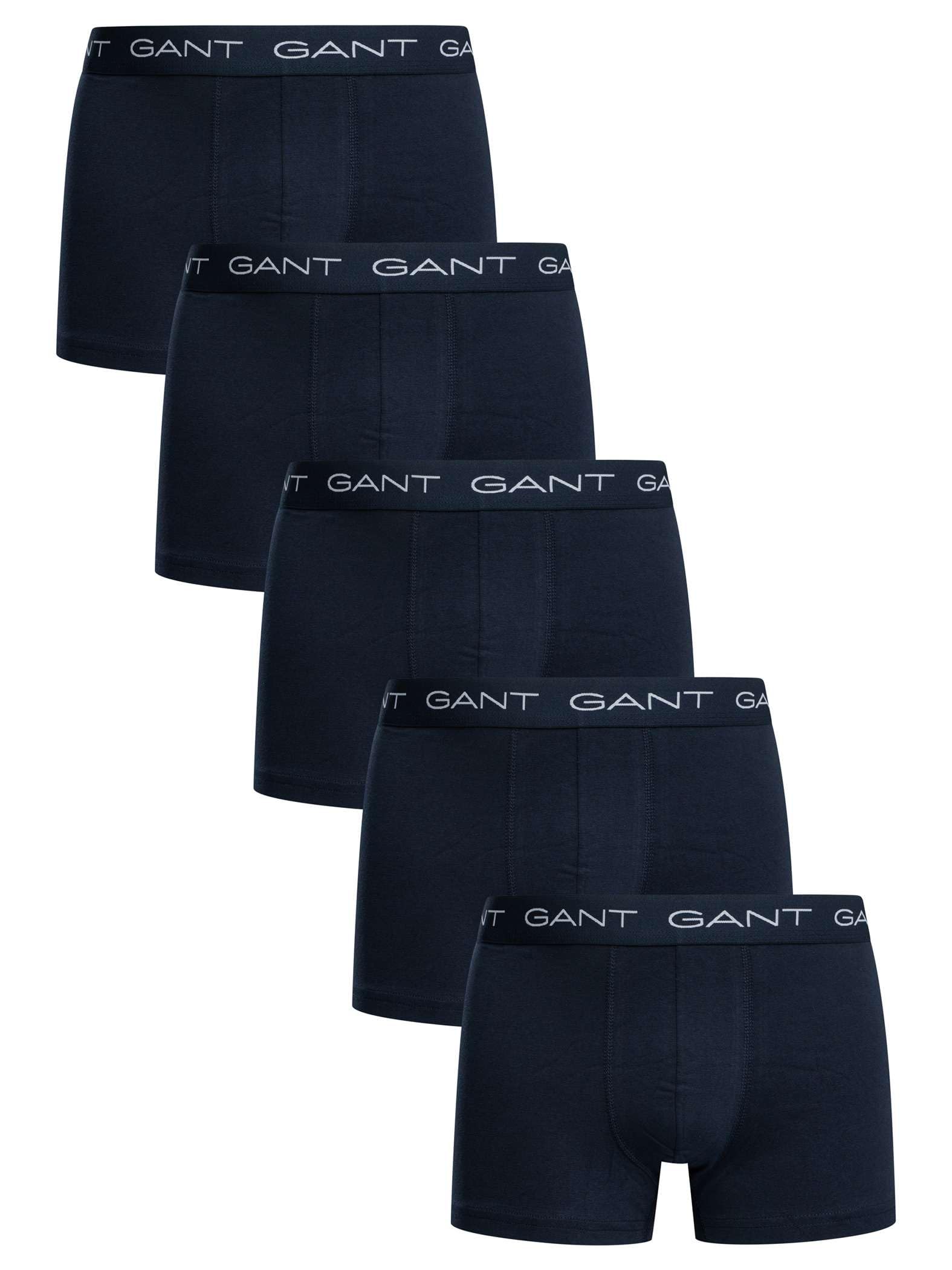 Gant Men's Marine Trunk 5-Pack Underwear, Navy, M (Pack Of 5)
