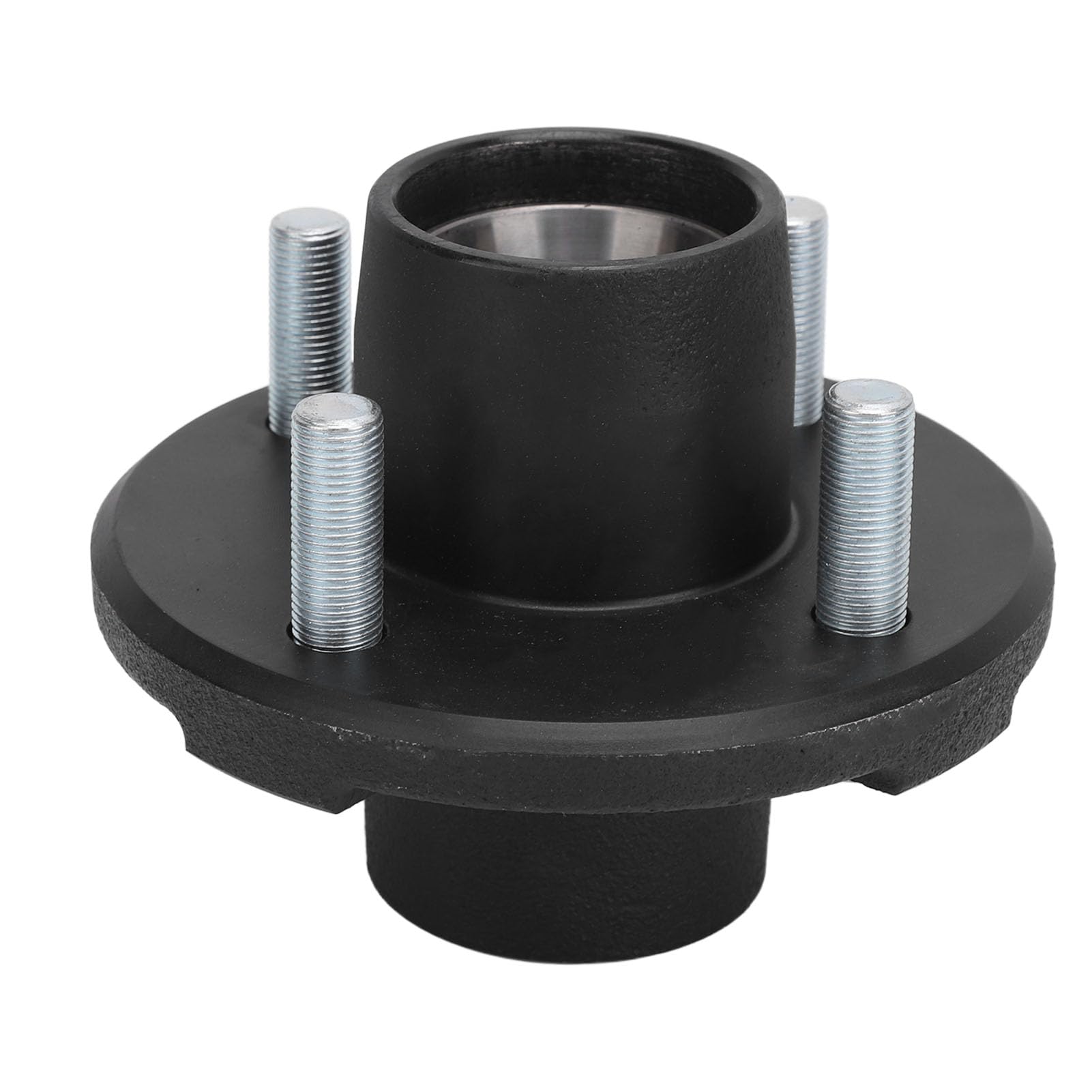 Tbest Kit D'essieu de Remorque Robuste de 2 000 lb, Roulement à Haute Charge, Moyeu de Renvoi à Vis 4 en 4 po, Rond BT8 pour Bateau Cargo