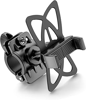 自転車スマホホルダー オートバイ バイク GPSナビ 携帯 固定用 スマホホルダー 360度回転 伸縮アーム 多重ロック 落下防止 振れ止め 自転車ホルダー 携帯ホルダー 3.5-6.5インチ Android/iPhone多機種スマホ対応 取り付け簡単 携帯ほるだー