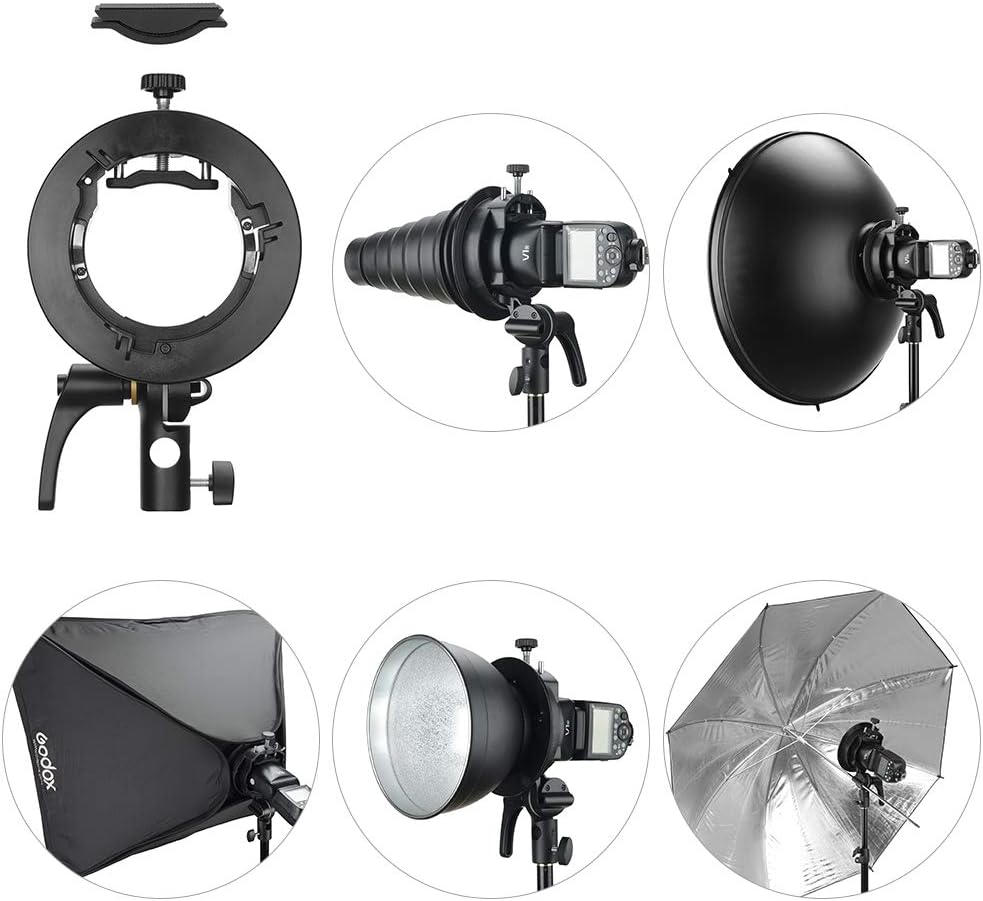 Best Deal Cheap 🛒 Godox 60 60cm/24 24inch Flash Softbox Diffuser with Godox S2-Type Bracket Bowens Mount Carry Bag for Flash Speedlite Compatible with Godox AD200Pro/V1 series/TT350 series/V860Ⅱ series/AD400Pro Exclusive Discount 🔥 Godox 60 60cm/24 24inch Flash Softbox Diffuser with Godox S2-Type Bracket Bowens Mount Carry Bag for Flash Speedlite Compatible with Godox AD200Pro/V1 series/TT350 series/V860Ⅱ series/AD400Pro