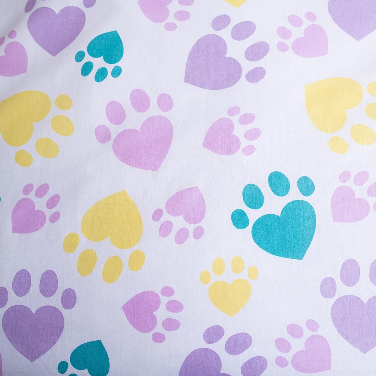 JFabrics Komplet pościeli dla kota 100% bawełna - poszwa na kołdrę 140x200 cm + poszewka na poduszkę