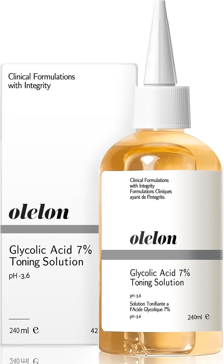 Glycolic Acid 7% Toner Facial Moisturizing and Exfoliating Toning Solution for Skin(240ml)