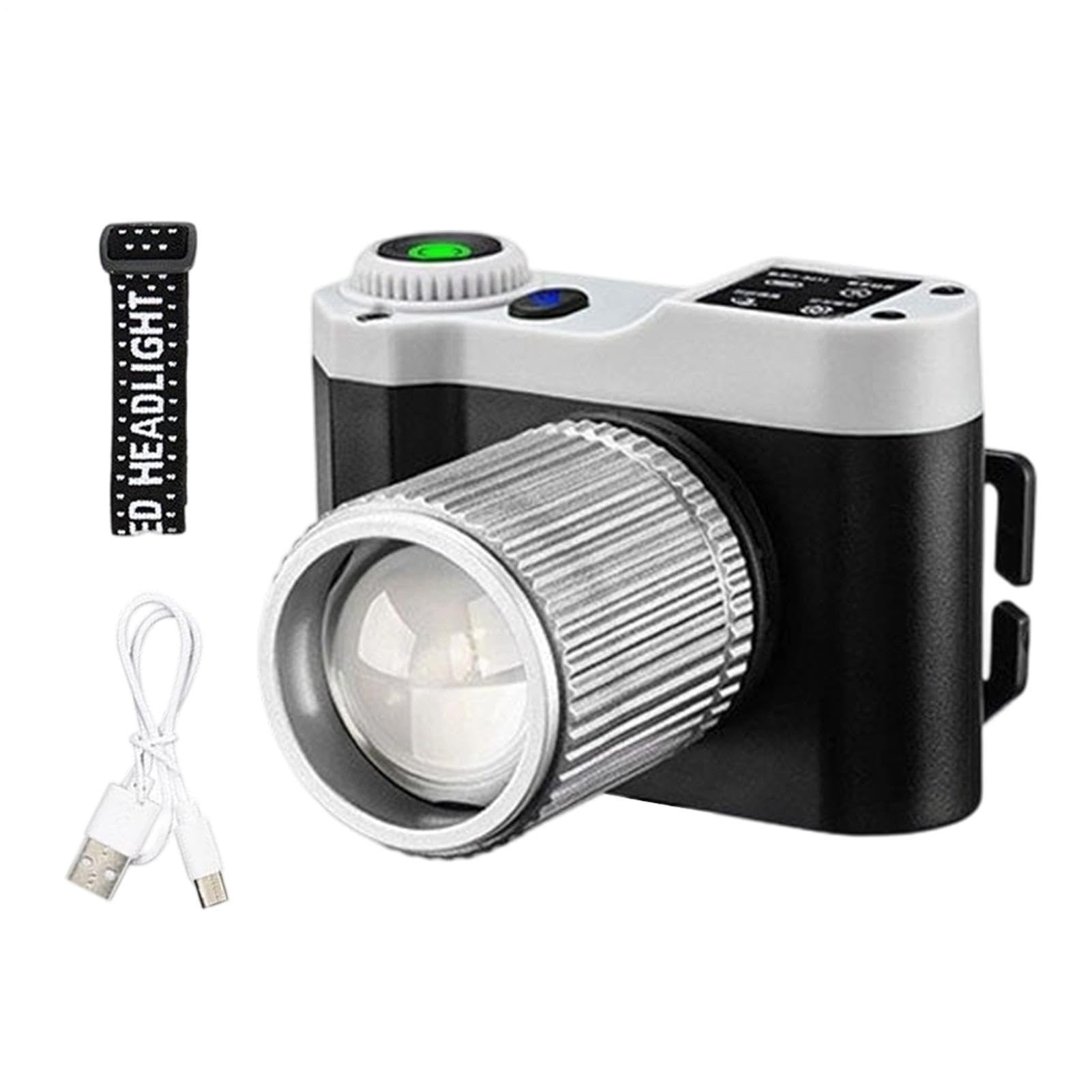 Lampe Frontale Lampe De Poche Capteur De Mouvement Étanche Campingsss