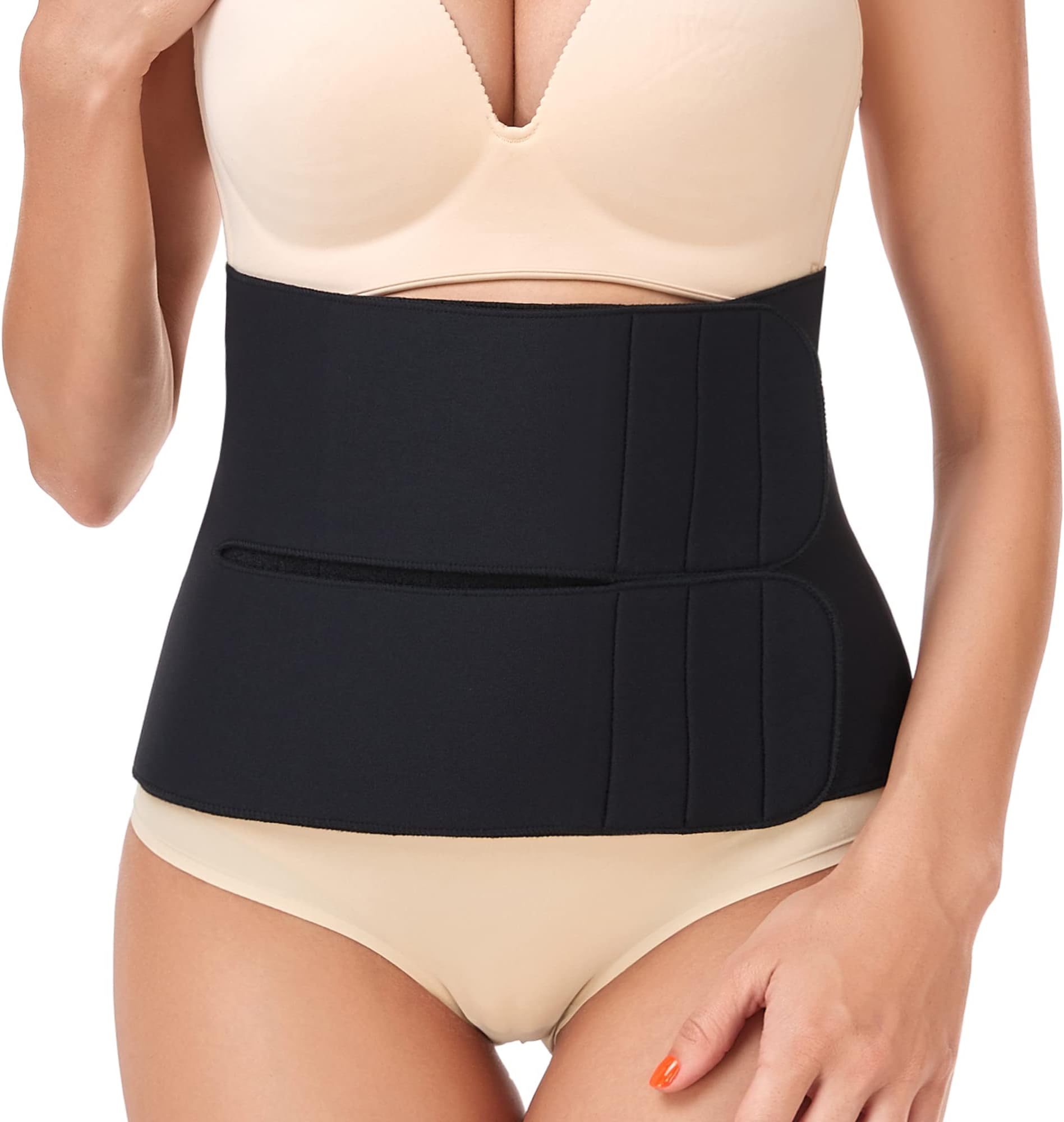 PAZ WEANPAZ WEAN Abdominal Binder, Black, M