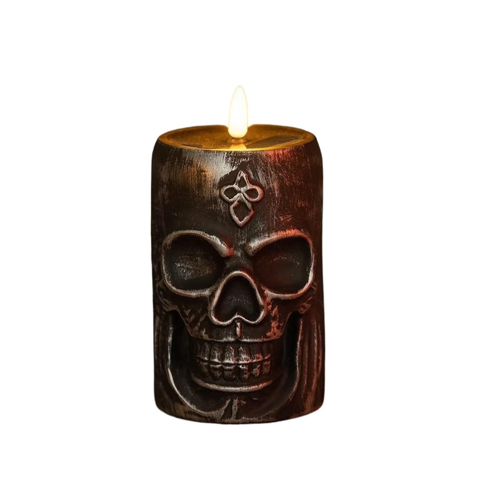 OIJSAZBCPLE Skull Decorative Candle Halloween