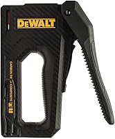 DEWALT DWHT80276 2-in-1 Staple Gun & Brad Tacker - Lightweight Carbon Fiber Body for Reduced Fatigue