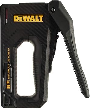 DEWALT Staple Gun, Carbon Fiber Body, 2-in-1 Tacker DWHT80276