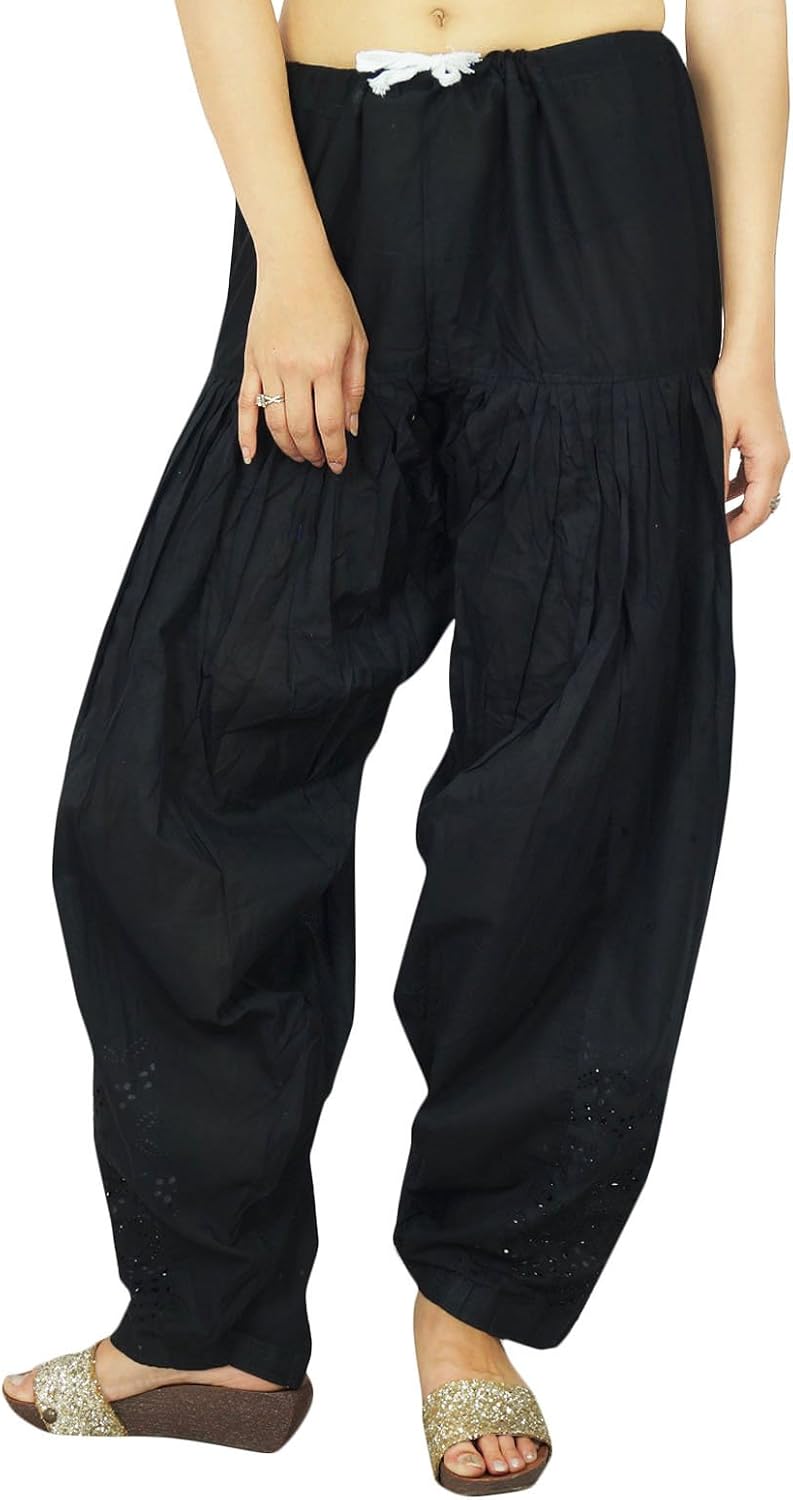 Indianbeautifulart Cotton Adjustable Bottom Salwar Wear Ethnic Indian Women Clothing Gift For Her