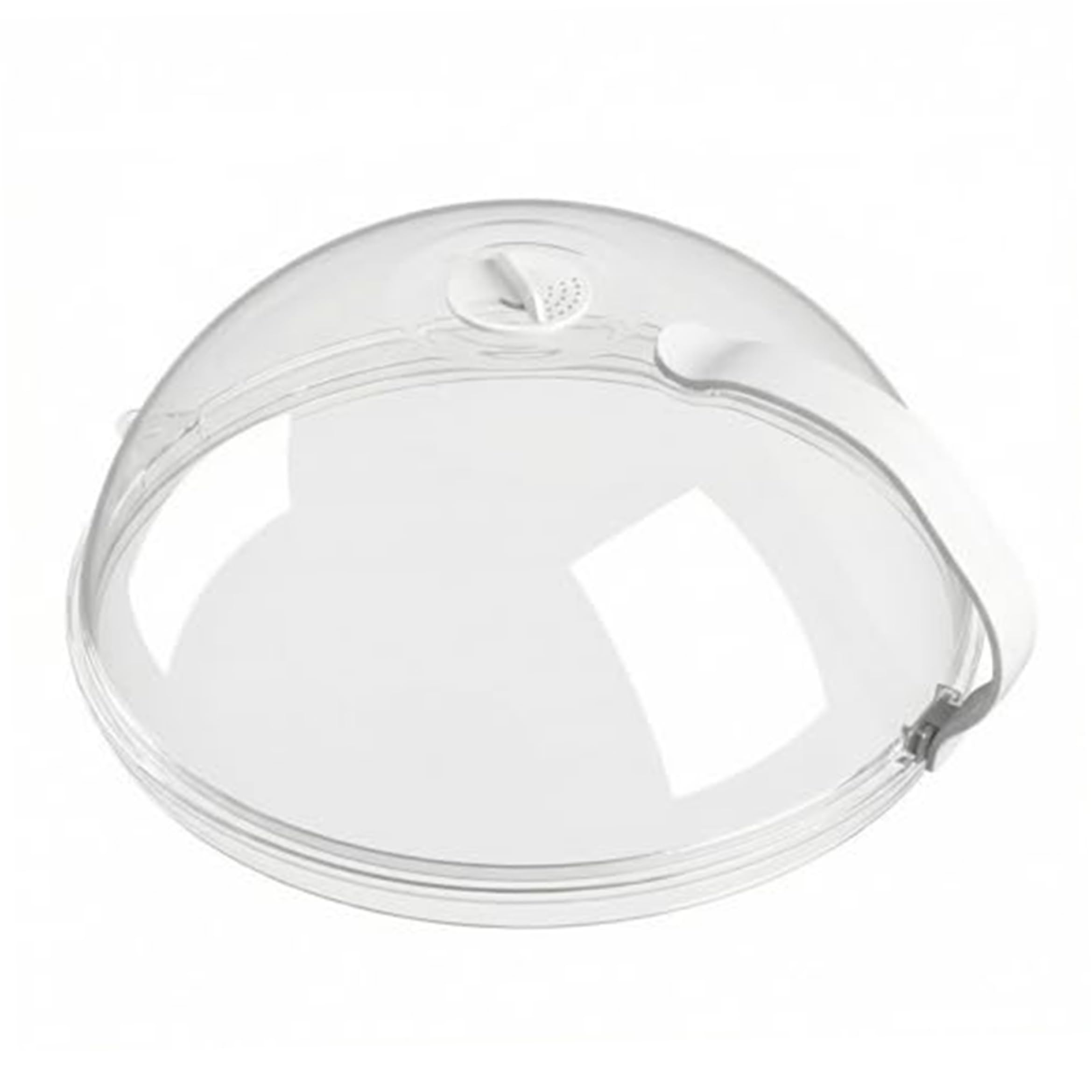 Xoeryoy Microwave Lid, 10 Inch Food-Grade Heat-Resistant Microwave Cover with Handle, Splatter-Proof & Transparent for Kitchen