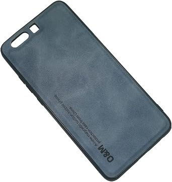 Kepuch Silklike Case for Huawei P10 Plus - Cover Bumper Built-in Metal Plate for Huawei P10 Plus - Blue