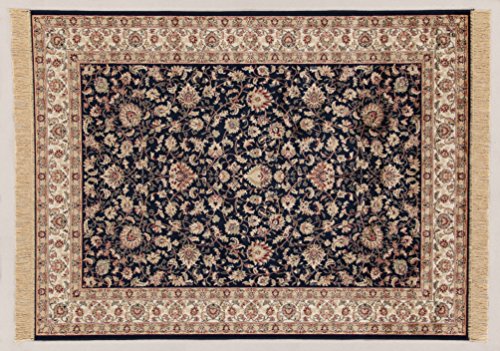 ABC Tapis Hereke 2 Bleu/Marron 160 x 230 cm