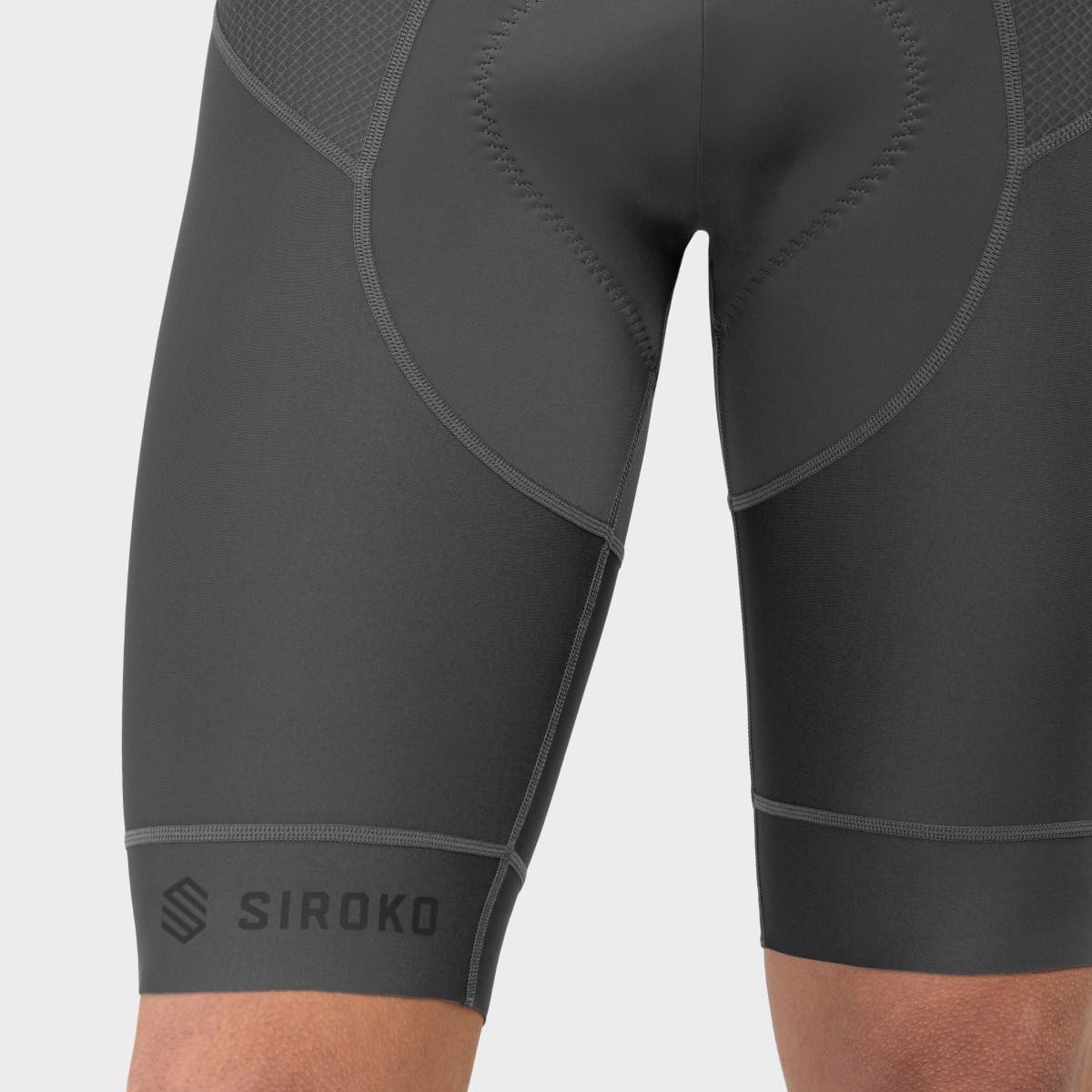 SIROKO - Spodenki Rowerowe Siroko SRX Maxim - XS - Szary/Czarny