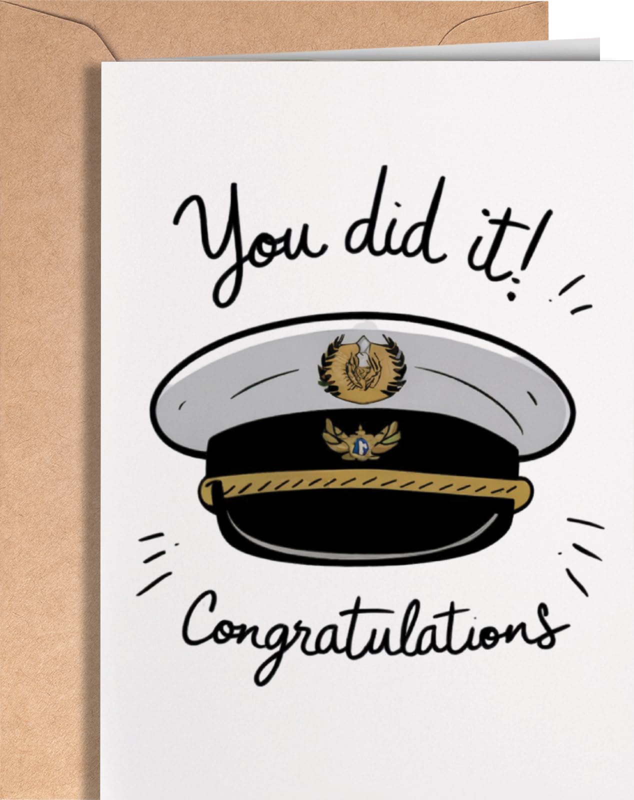 Marine Corps Graduation Card - Congratulations US Marines, Navy Cards - Congrats for Passing Marine Basic Training, License for Son, Grandson - You Did it - Marine Corps Retirement - NUM 244