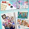 Disney Stitch Scrapbook Supplies Set for Girls Teenagers DIY Scrapbooking Supplies Arts Craft Kit with Stickers Stamps Glitter Gel Pens Journal Stitch Gifts #4