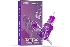 Wormhole Tattoo Cartridge Needles 18RS 20Pcs Disposable Tattoo Needle Cartridges Round Shader