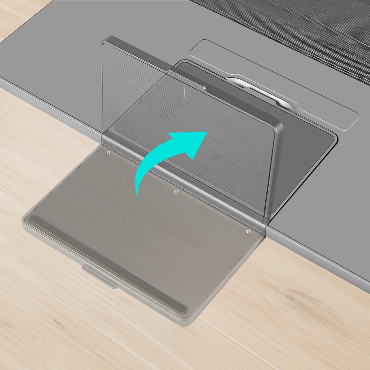 Logilink ID0214 - Clavier Multi-appareils sans Fil BT 5.1 avec trackpad et Coque Amovible