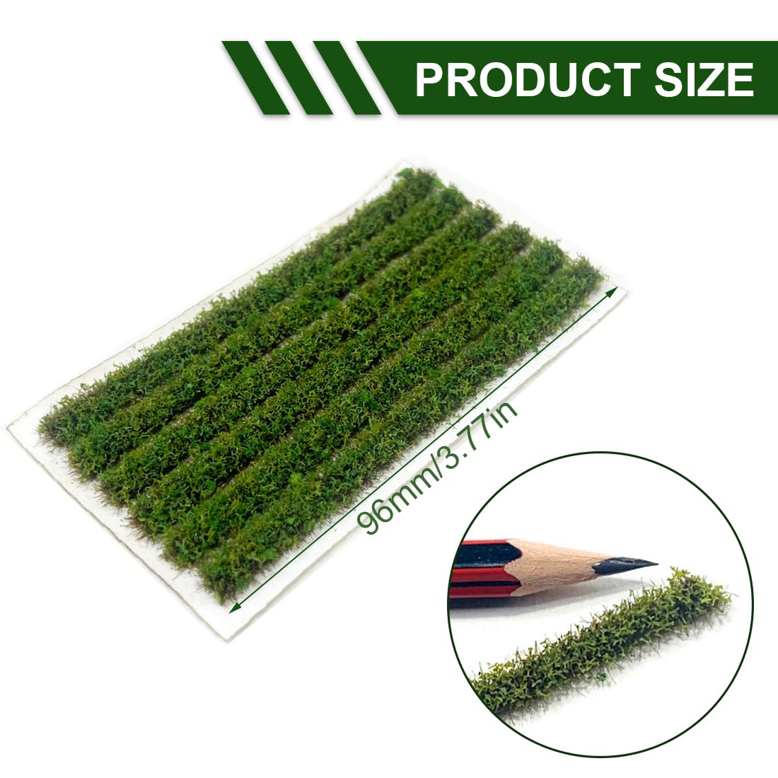 Geflschtes Rasenpapier Modellbau 33x100cm  Selbstklebende Grasmatte Mit  Kraftpapier Rckseite Modelleisenbahn Rasen