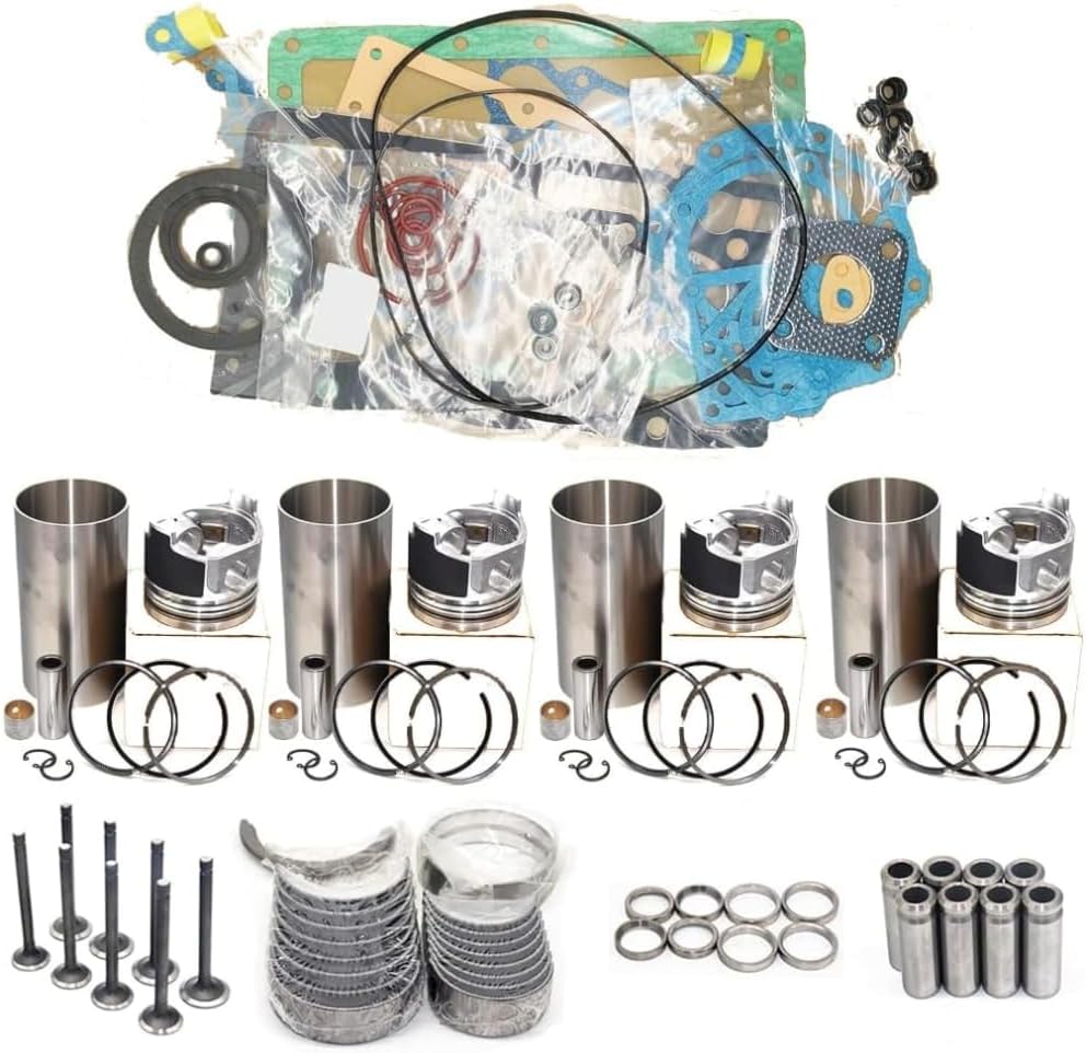 4FE1 Overhaul Rebuild Kit Piston 8-94619-747-1 Liner Kit With Gasket Kit 8-94619-747-1 For Isuzu Engine 4FE1 For Issue Tractor TA290 TA320 TL2900