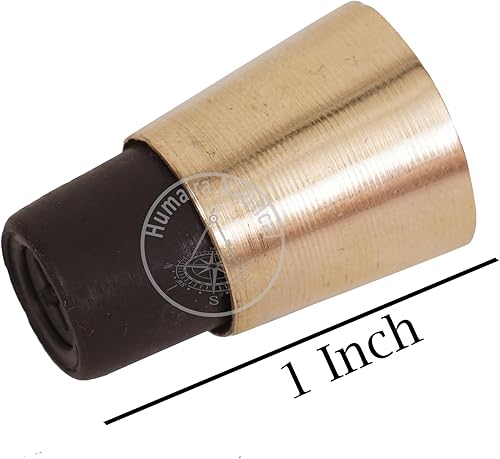 Miniatura 3 de Humaira Nautical Juego de 10 puntas de repuesto para bastón de latón, mejora y restauración de tu bastón, construcción de latón macizo, colección