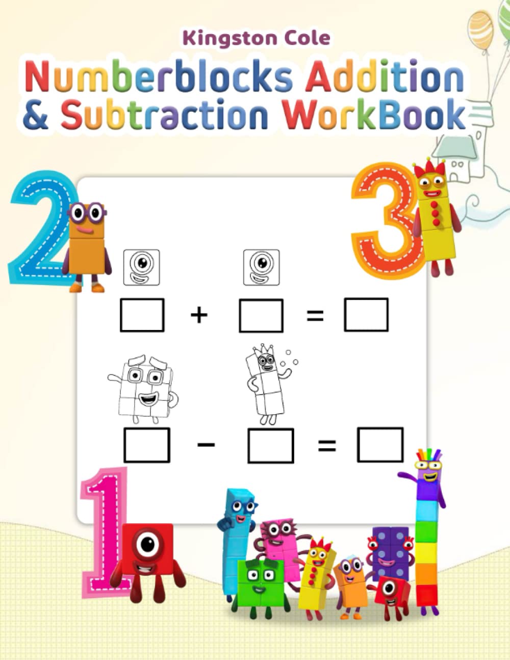 Numberblocks Addition & Subtraction Workbook Lots Of Eductional