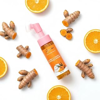 Vitamin C & Turmeric Foaming Facial Cleanser 5oz | Gentle Daily | facial-cleansing-washes