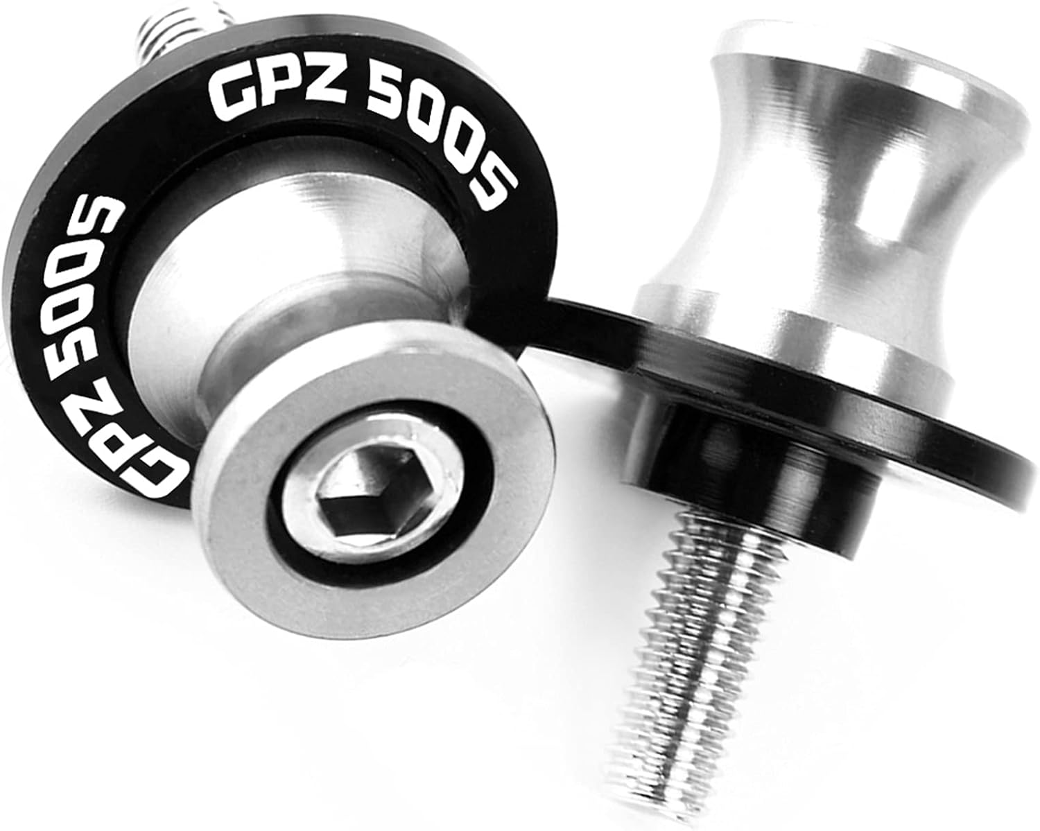 for Kawasaki GPZ500S 1990-2009 Motorcycle Swingarm Spools Slider Swing Screw Sliders Spools Stand Arm 10mm Fall Protection