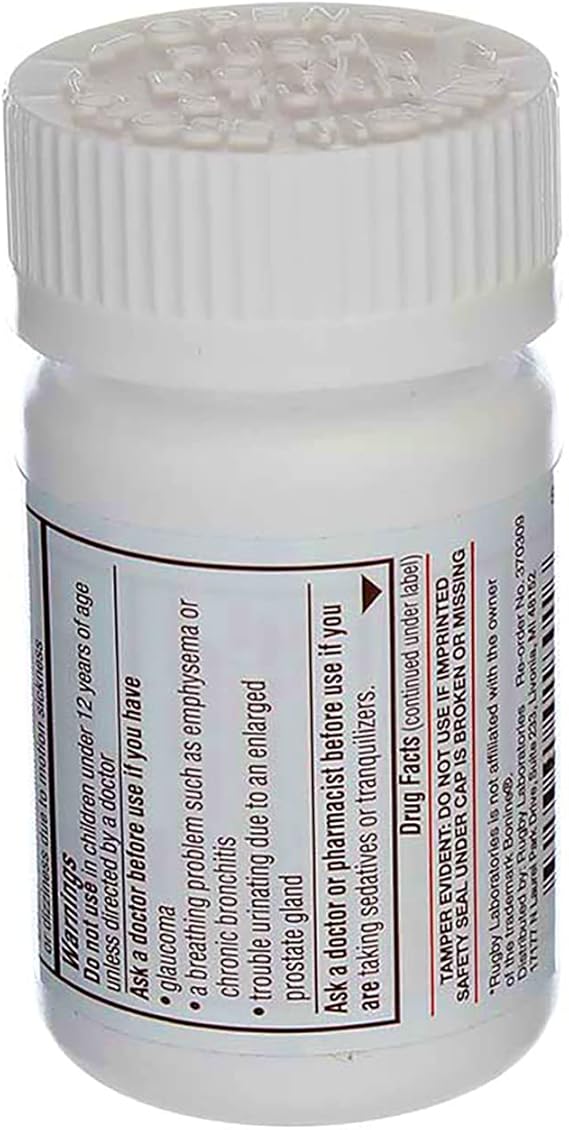 Travel Sickness Chewables 25MG 100 Count per Bottle (3 Pack)
