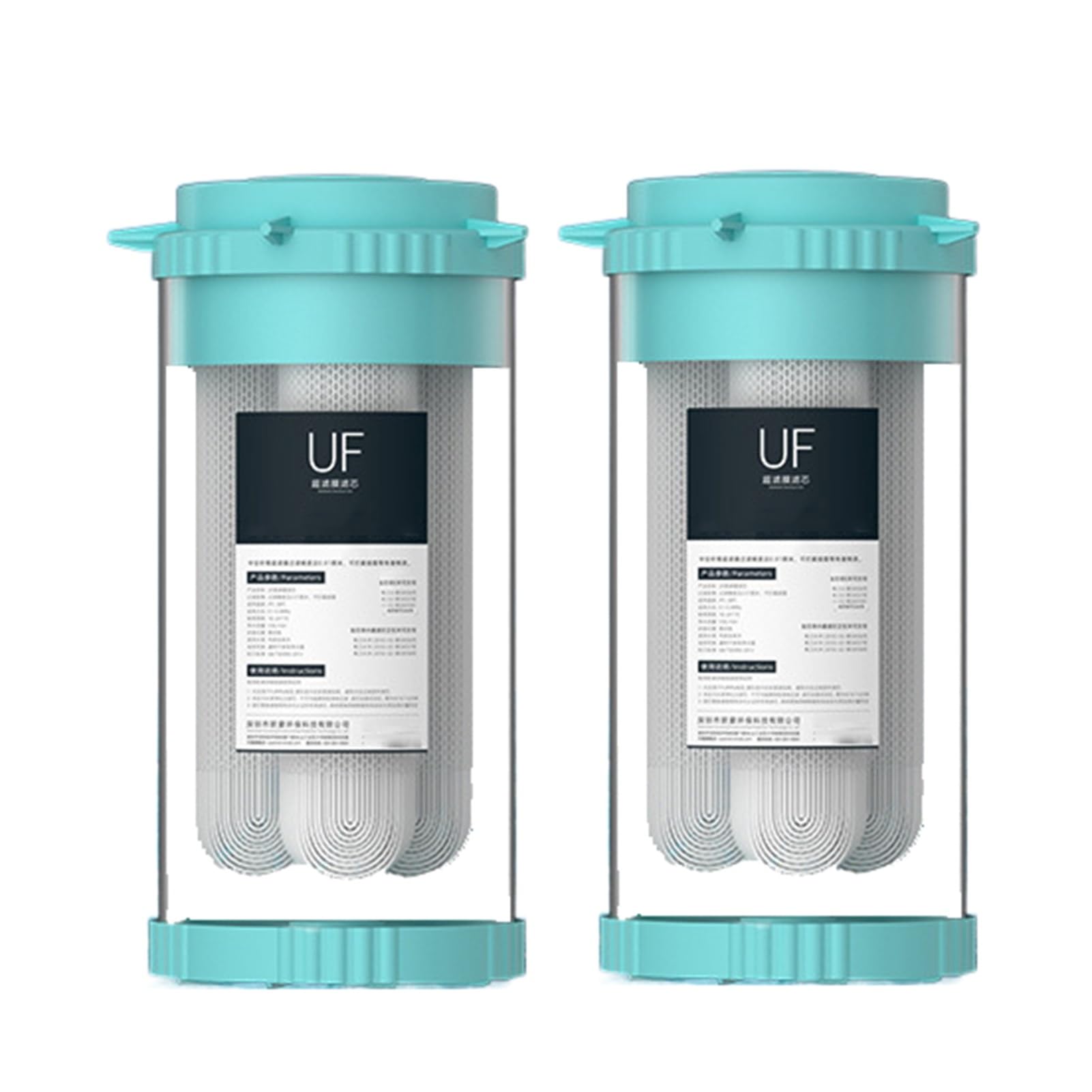 Cartouche filtrante UF membrane lavable fibre creuse 0.01 micron pour filtre osmose inverse 10x4.5