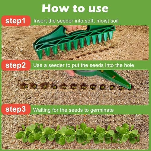 Fecadou Ferramenta para plantador de semeadora, conjunto de dispensador de semeadora para semeadura