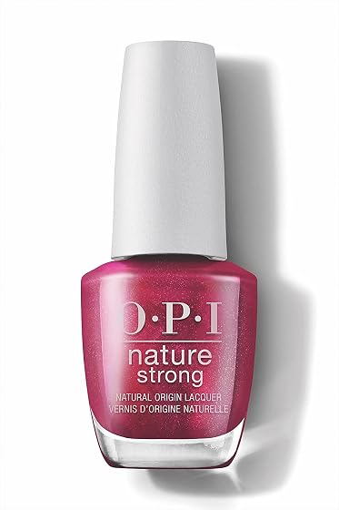 オーピーアイジャパン OPI マニキュア カラー1本でOK 自然由来 赤 ラメ 15mL (ネイチャーストロング NAT013)の商品画像