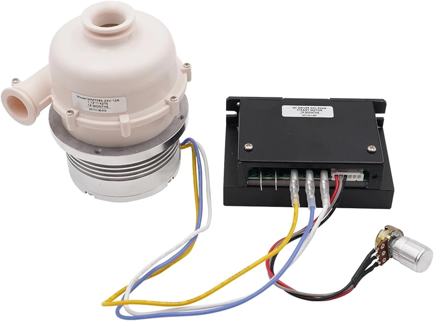 7095 DC24V 860L/min 37700rpm High Pressure Brushless DC Micro Blower Centrifugal Blower High Temperature Air Blower