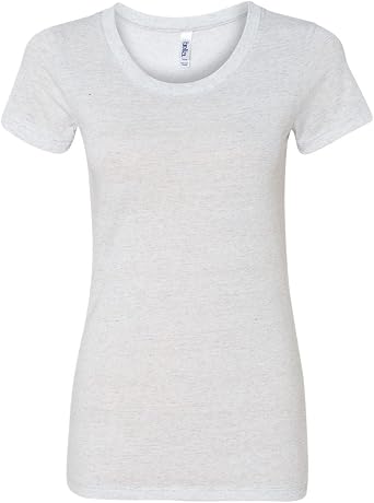Bella + Canvas Womens Triblend Short-Sleeve T-Shirt B8413 WHITE FLECK TRIBLD