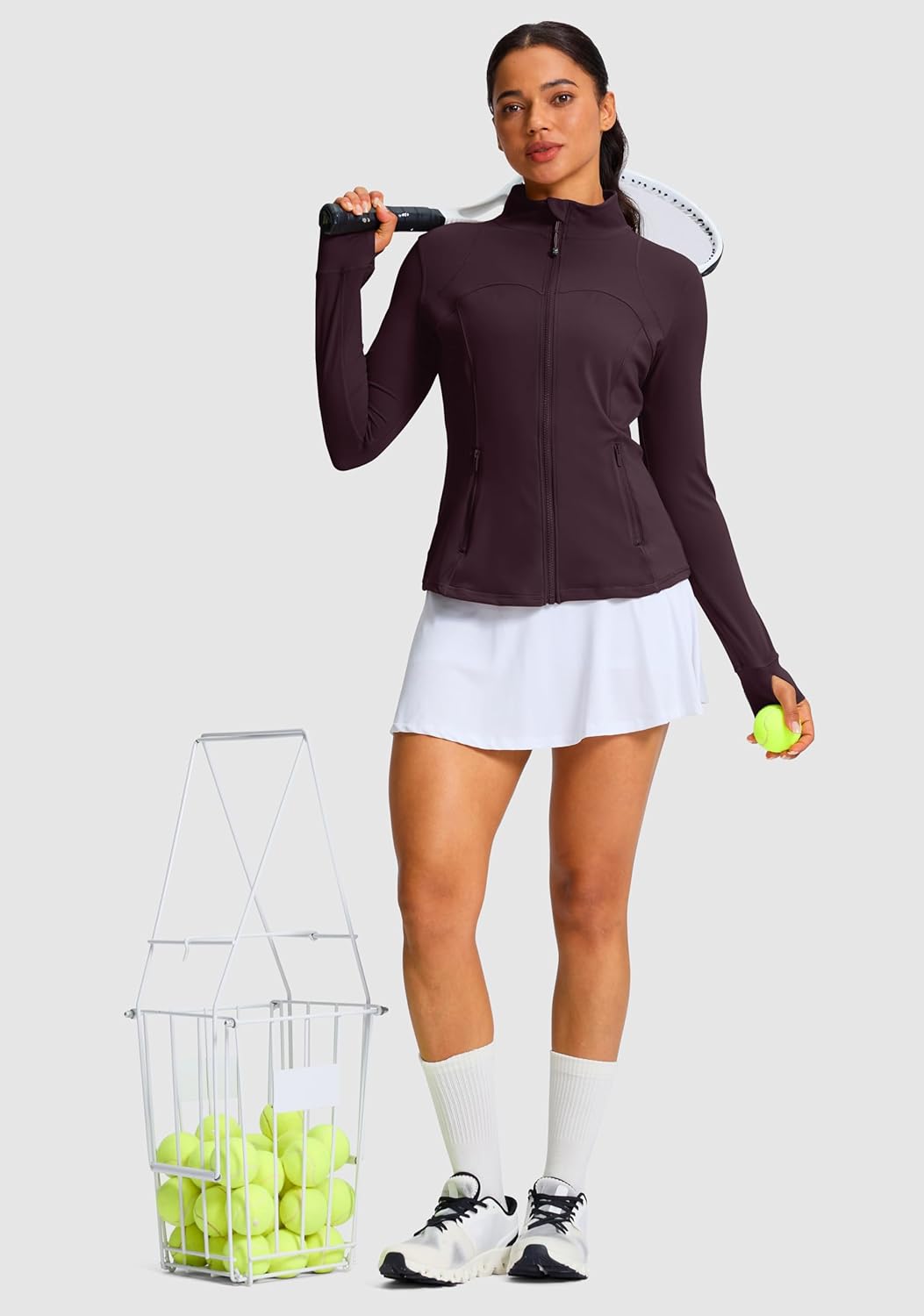 G Gradual Workout Jackets for Woman Hip-Length Slim Fit Zip Up 4 Pockets Athletic Jacket Spring Gym Running Clothes - Image 5