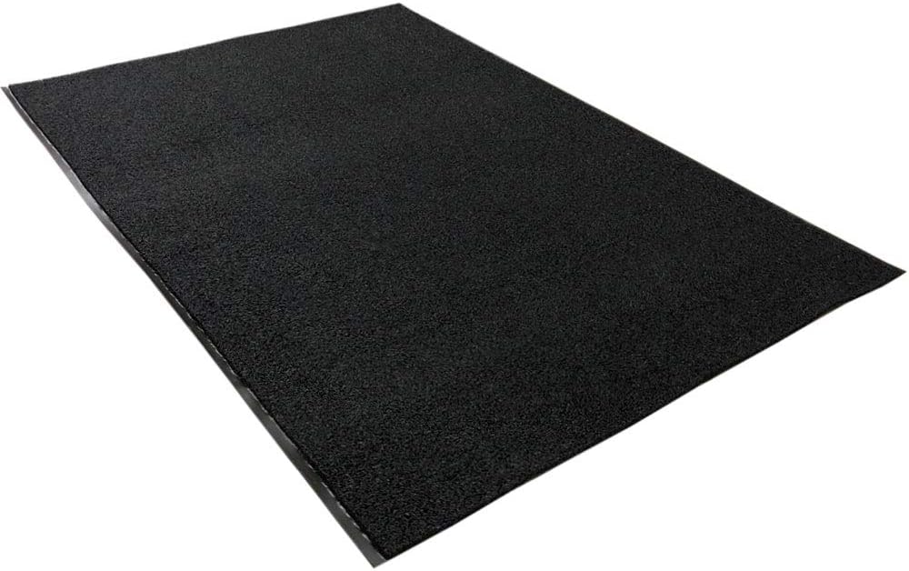 VINTEK VinLoop Backed Vinyl Loop Floor Mat Doormat for Entryways Deck Patio Pool Shower Locker-Room Spaghetti Loop Scraper Mat Traps Dirt and Water for Indoor Outdoor Use (4'x3', Red)